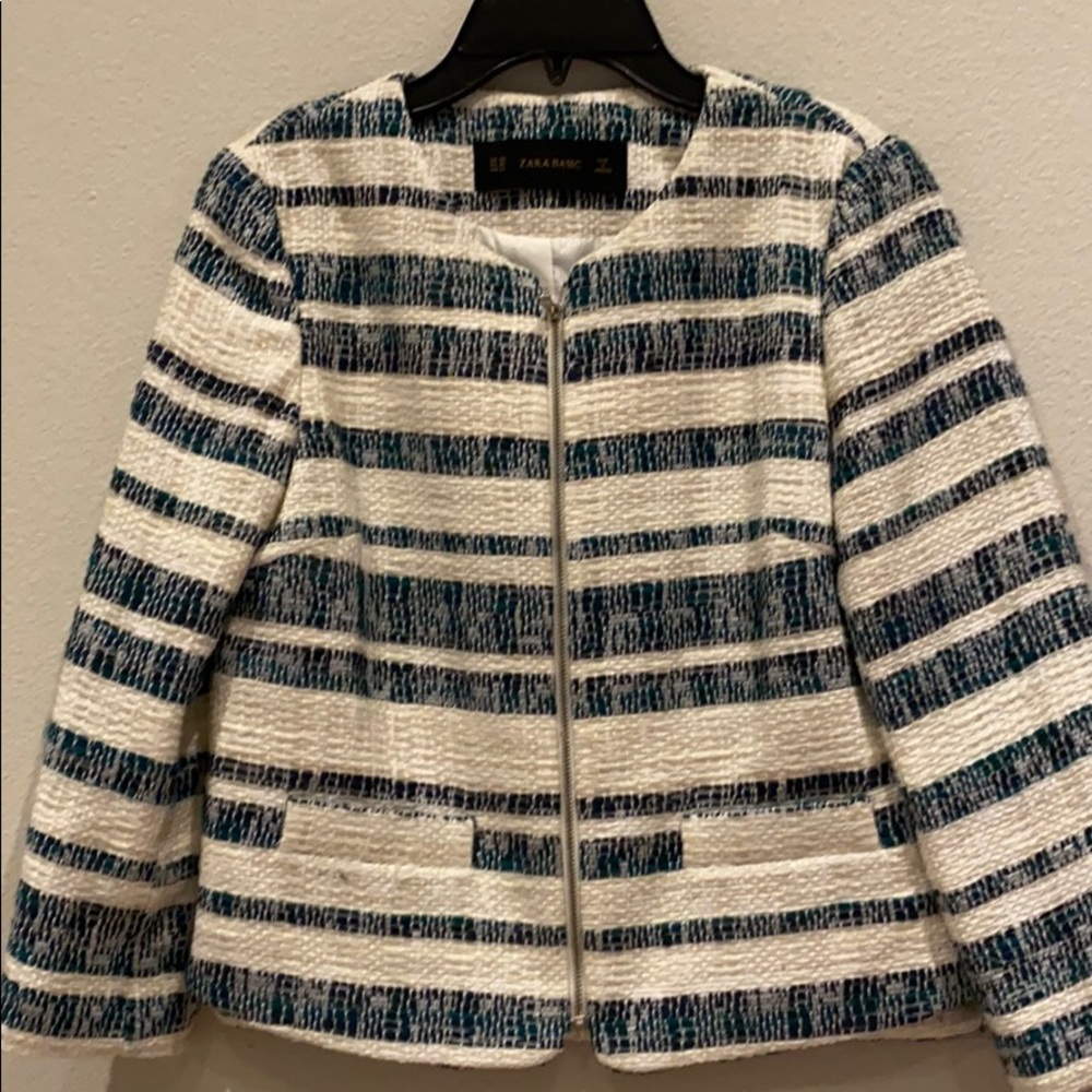 Zara tweed jacket Sz XS